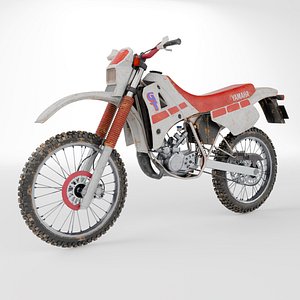 3D Bike Yamaha DIRT BIKE 125