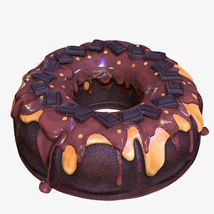 CHOCOLATE CAKE Cakes 3D model