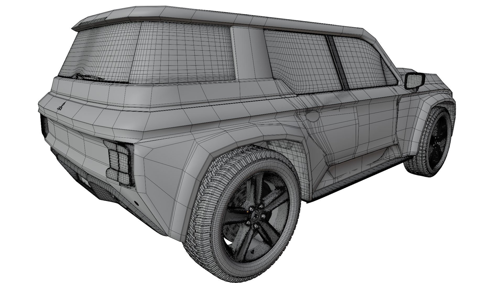 3D Model Mitsubishi SUV - TurboSquid 2245494