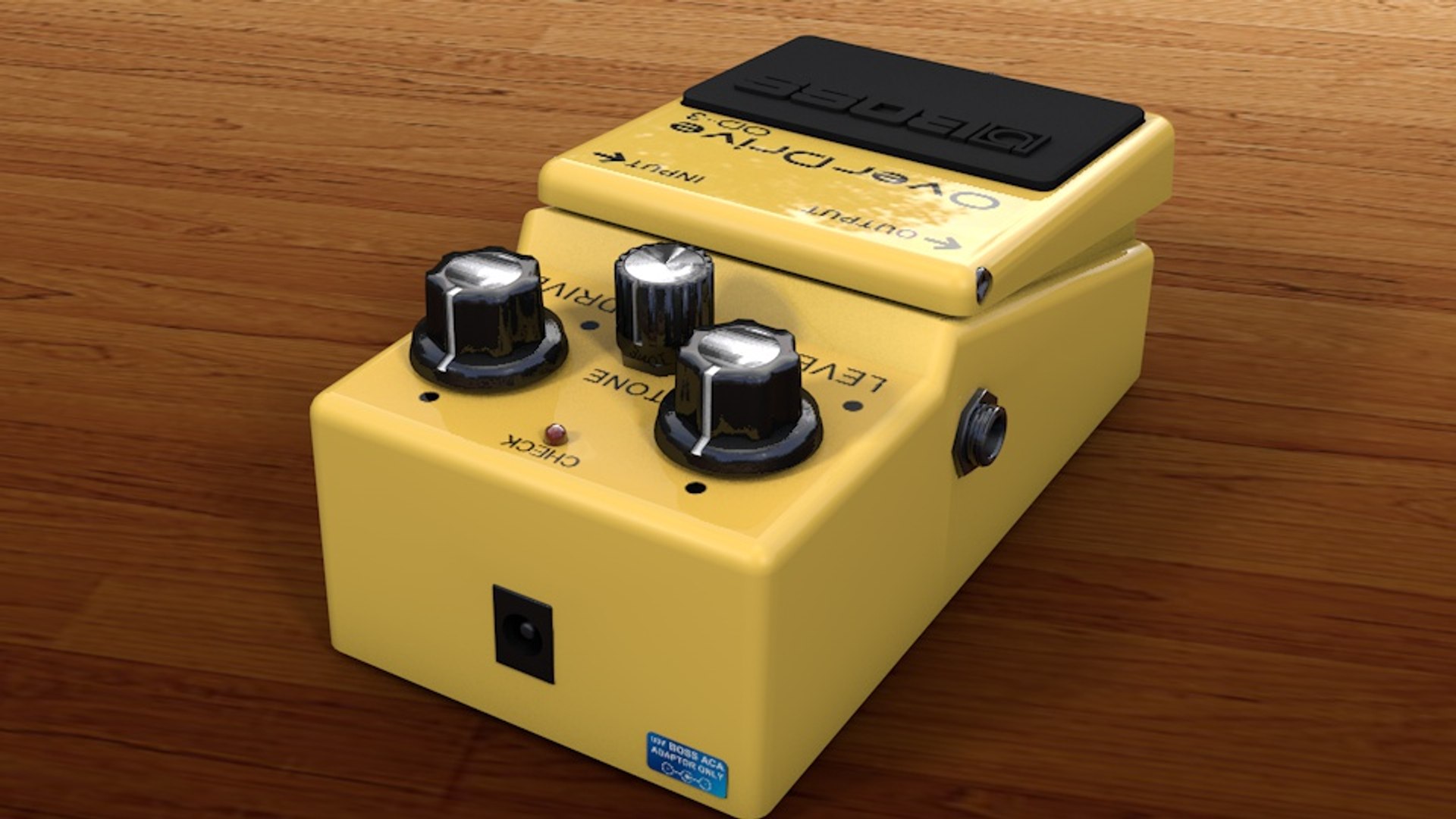 Boss Od-3 3d Model