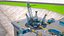 Vostochny Cosmodrome Russian Spaceport Rigged for Cinema 4D 3D