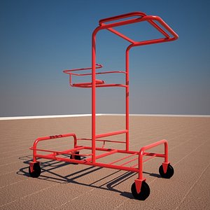 hospital stand 3d model