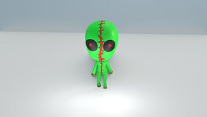 3D Alien character