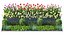 Flower beds 3D model