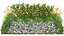 Flower beds 3D model
