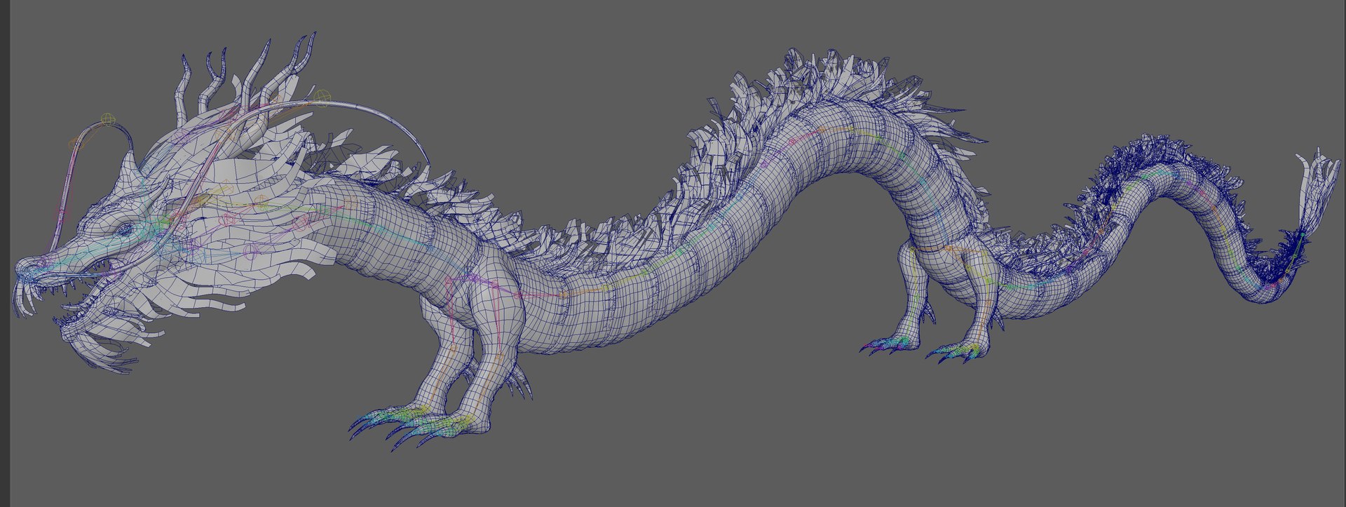 Chinese Dragon Animated Model - TurboSquid 2194114