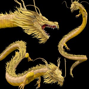 Chinese Dragon Animated model