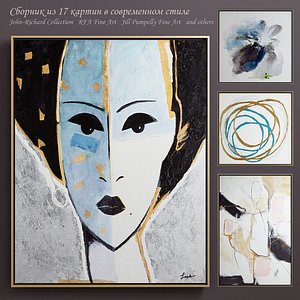 The collection of contemporary paintings set-6