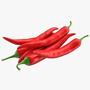 Chili Pepper 3D Models for Download