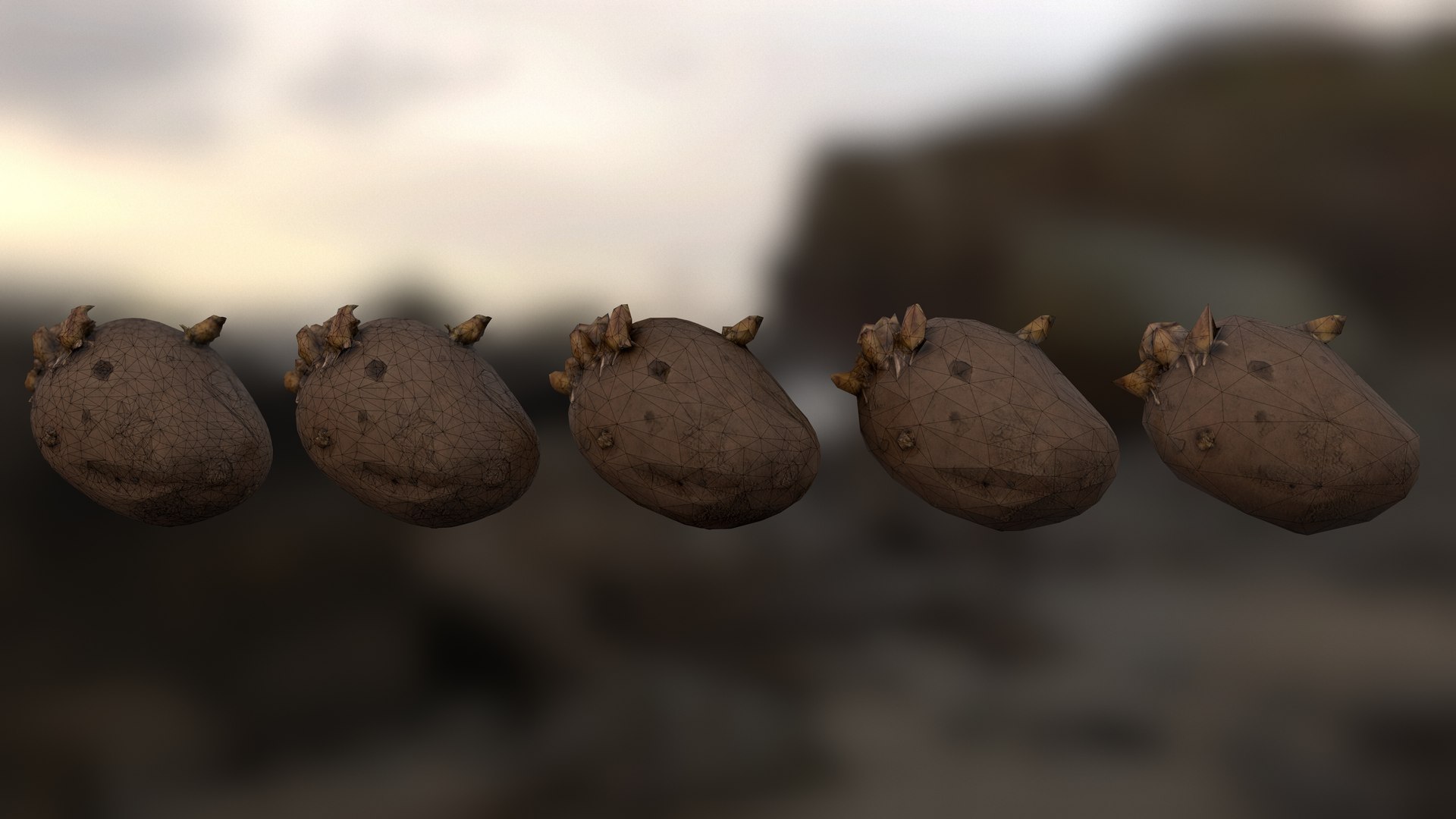 realistic potato 3D model https://p.turbosquid.com/ts-thumb/h9/xjkNRK/2Bm2qFzd/screenshot011/jpg/1587649299/1920x1080/fit_q87/c7c610be828996368346eb2c266518ab17921979/screenshot011.jpg