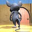 Cartoon Mouse Rigged