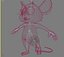 Cartoon Mouse Rigged