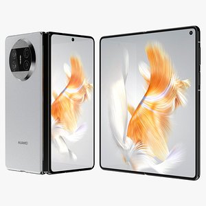 Huawei Mate X3 White 3D model