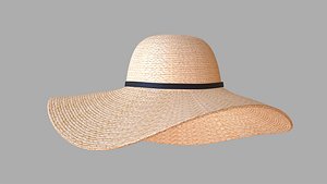3D sun hat model