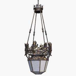 Lantern Chandelier St Peter 3D model
