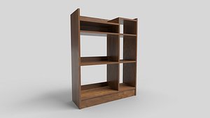 3D Bookcase N35 model