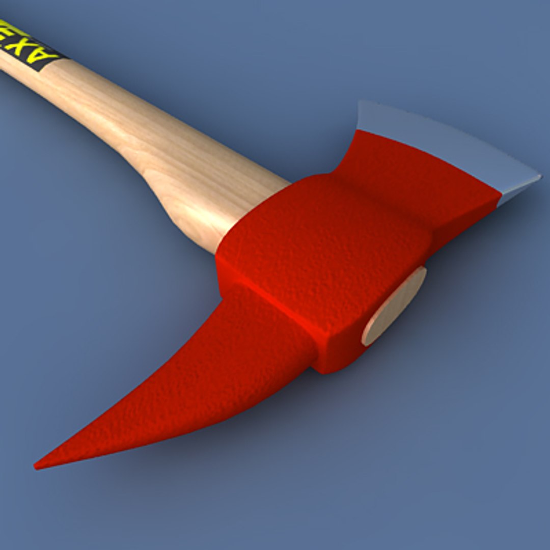 fireman axe 3d model