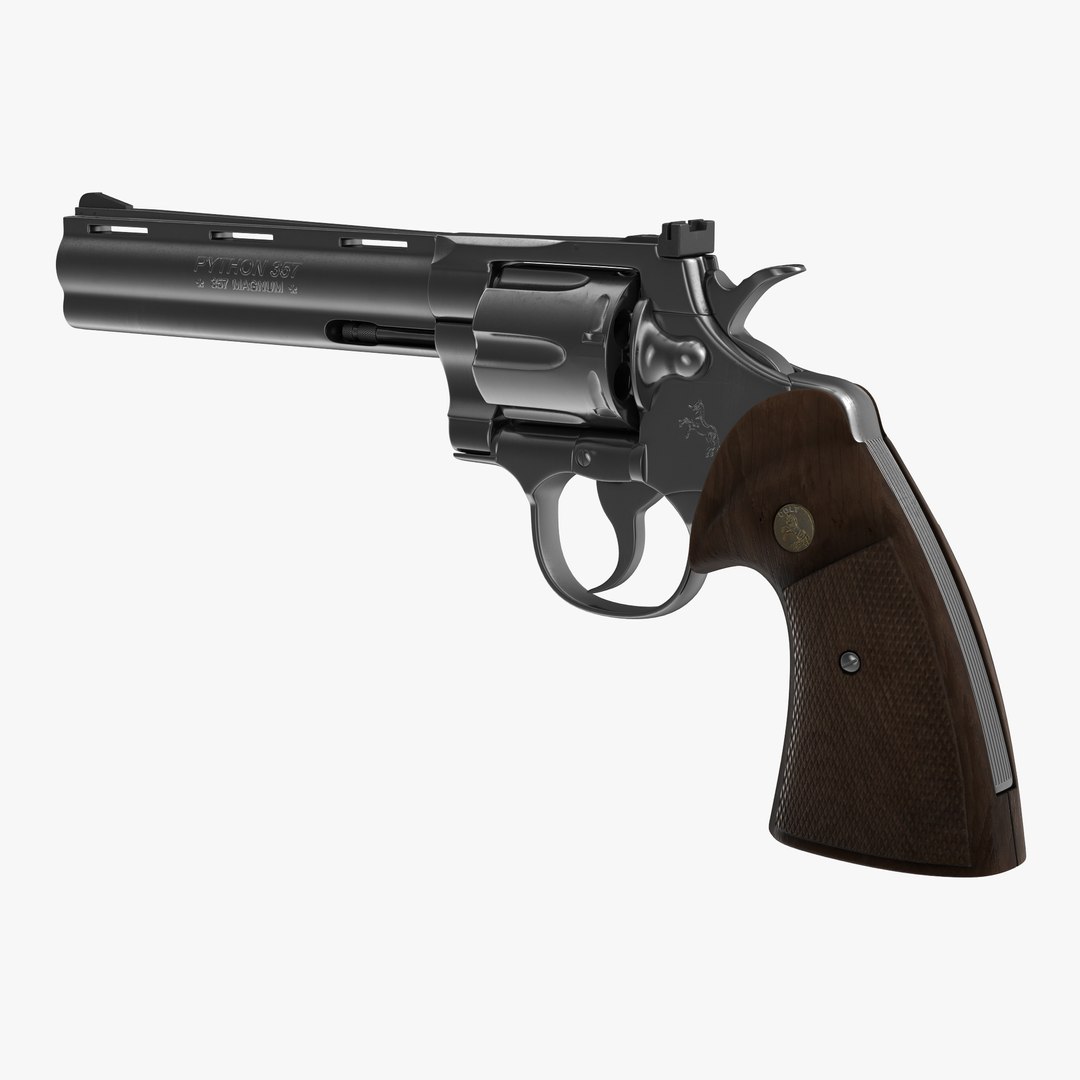 Colt Python 3D model preview