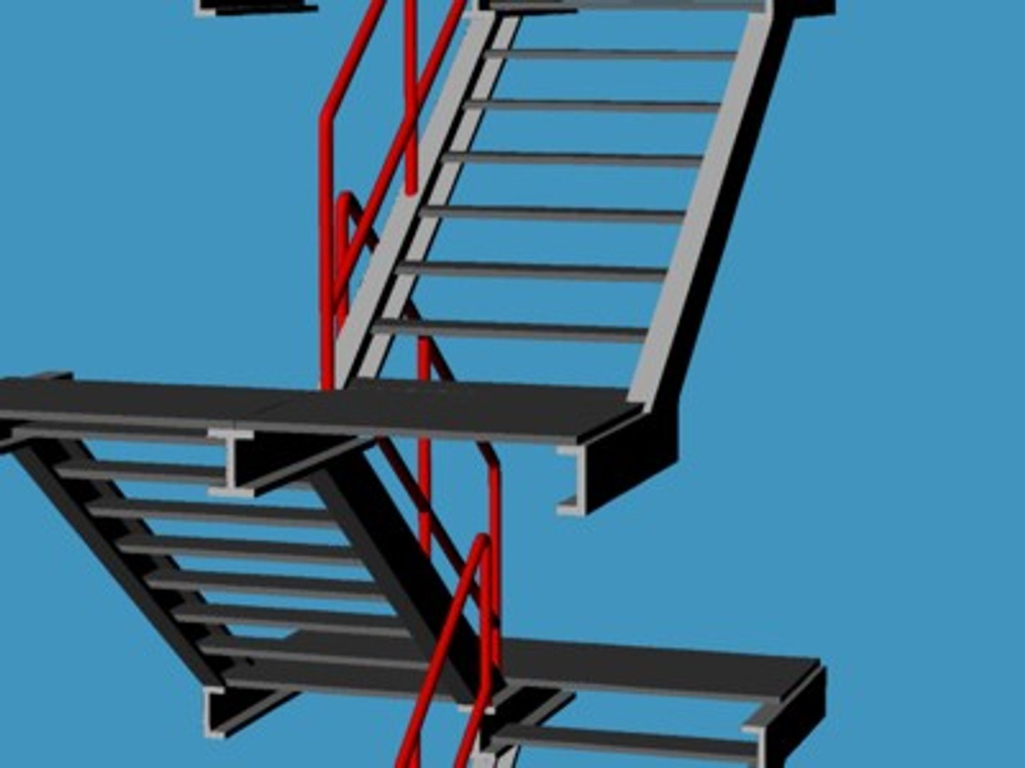 Prefabricated Stairs 3dm