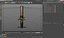 BGM 71F TOW 미사일 3D 모델
