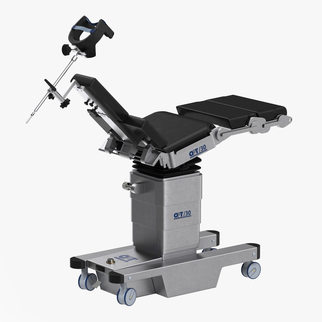 Operating Table Head Support OPT 3D Model 3D model preview