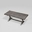 3d model late trestle table