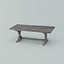3d model late trestle table