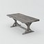 3d model late trestle table