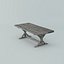 3d model late trestle table