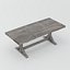 3d model late trestle table