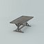3d model late trestle table
