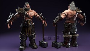 3D warcraft orc