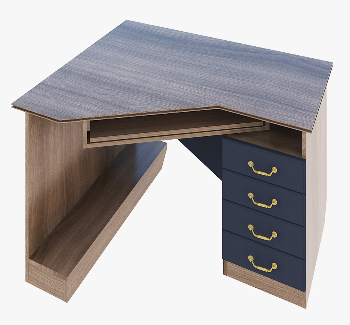 3D Computer Table - TurboSquid 1302477