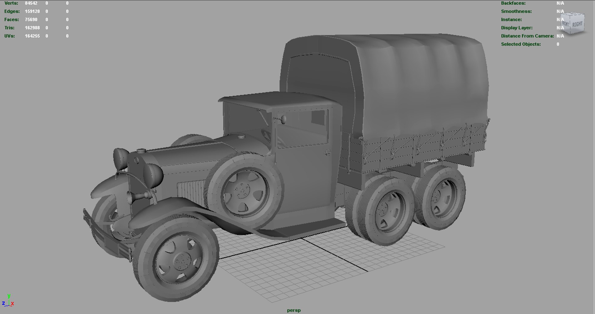 3D Gaz Aaa Cargo Truck - TurboSquid 1311955