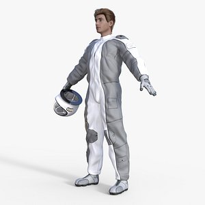 Spacesuit Astronaut Rigged 3D model