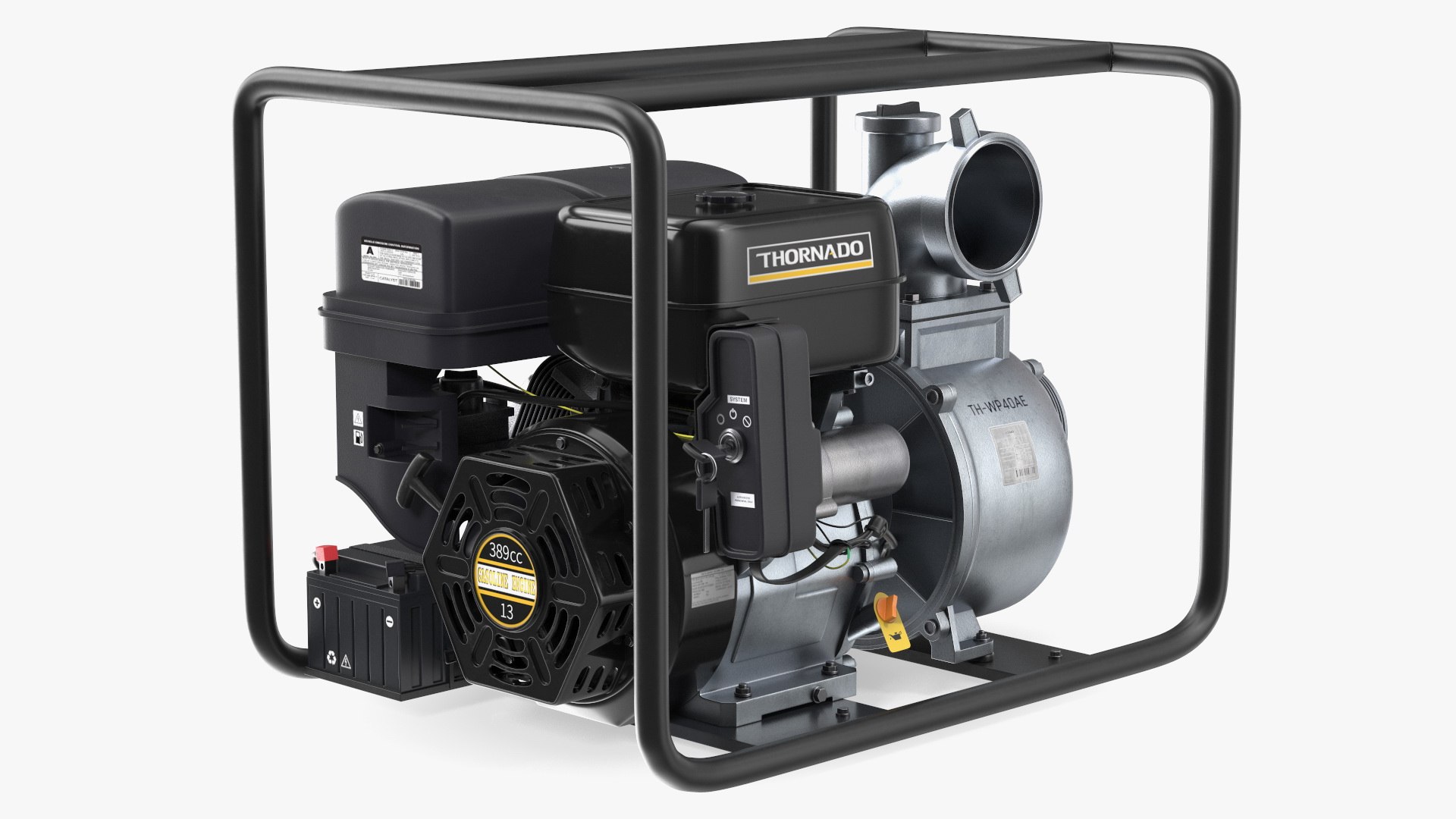 Thornado Petrol Water Transfer Pump 3D model preview