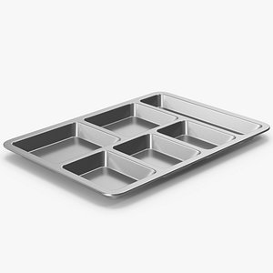 Steel Food Tray 3D model