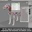 3d model dugm01 dog anatomy male female