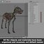 3d model dugm01 dog anatomy male female