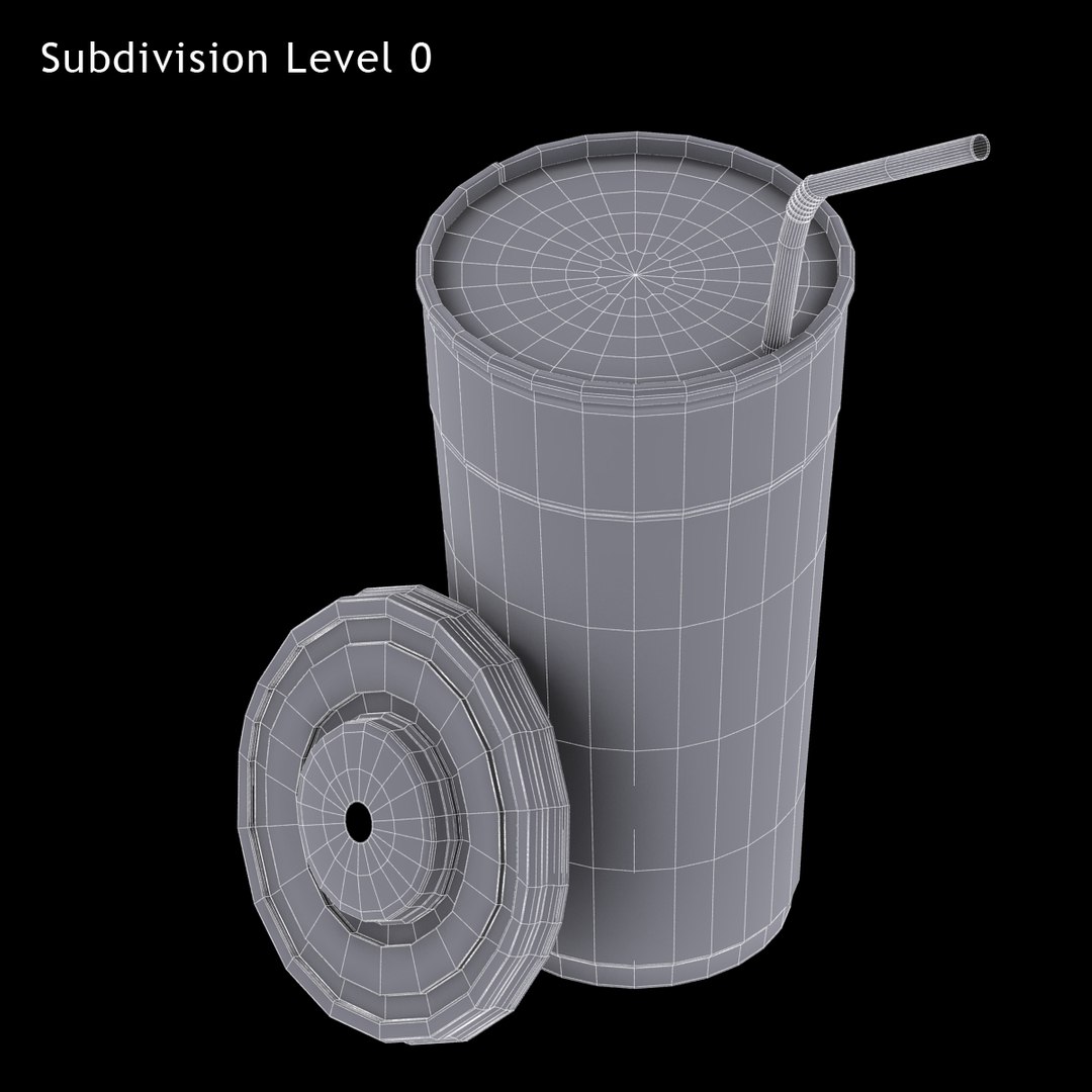 cola cup 3d model