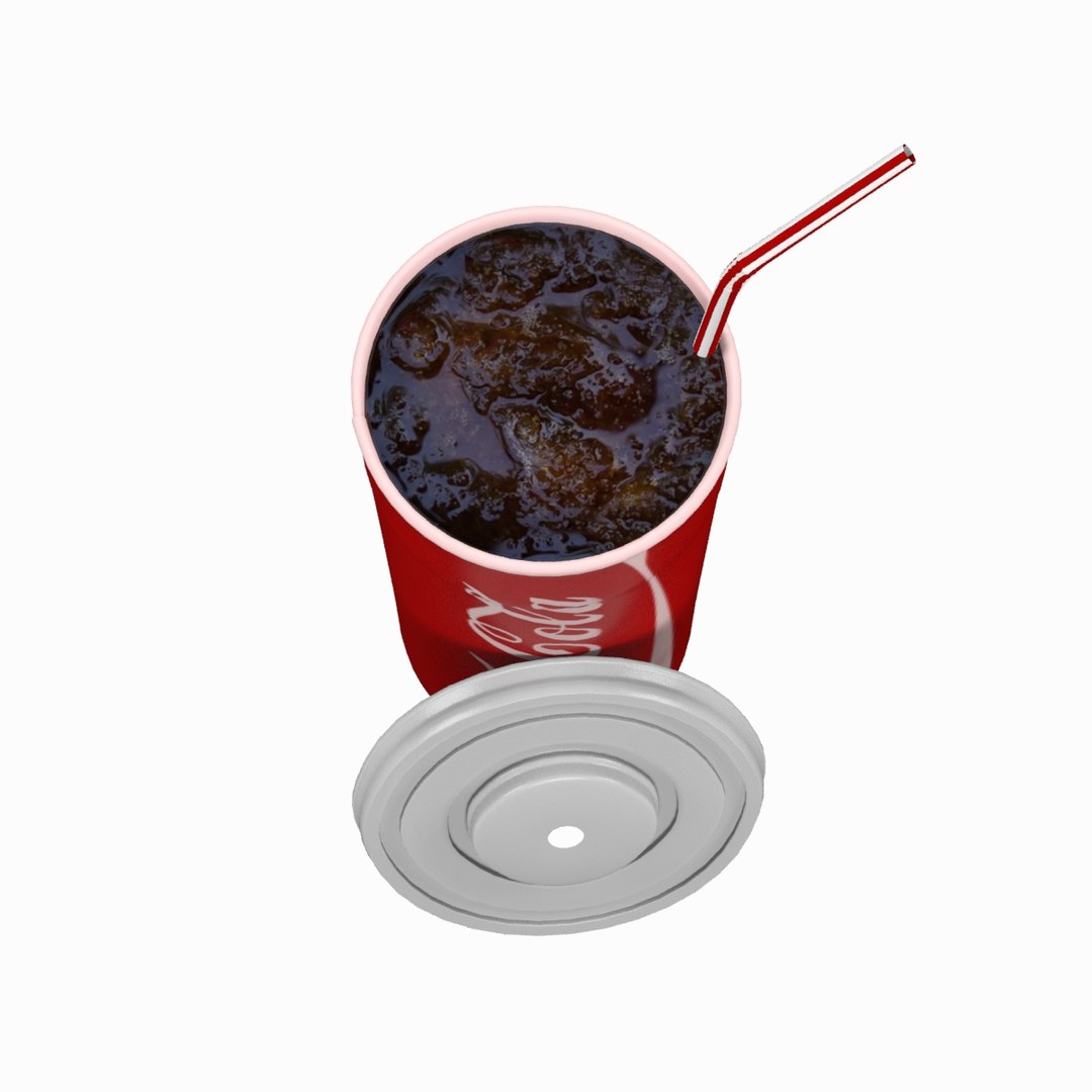 cola cup 3d model