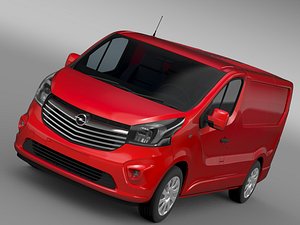 3d opel vivaro van model