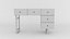 3D model desk -