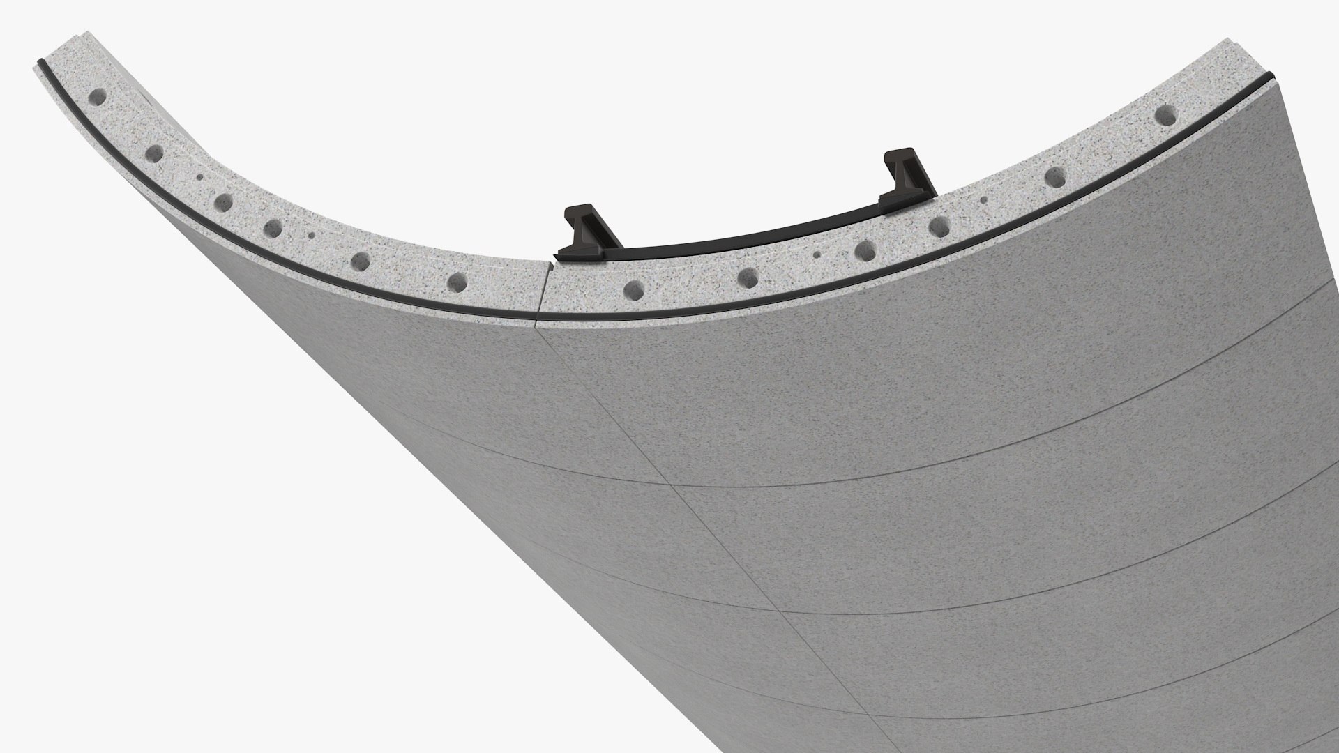 Concrete Tunnel Rails Trolley 3D Model - TurboSquid 1434234