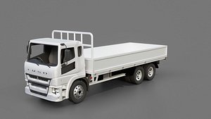Mitsubishi Fuso Shogun Flatbed truck 3D model