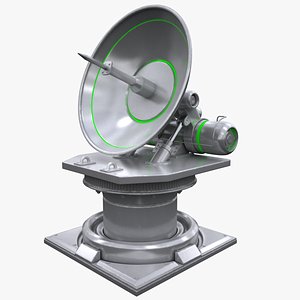 sci-fi antenna 3D