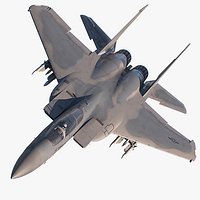 McDonnell Douglas F-15 Eagle  Realistic Low-Poly 3D Model