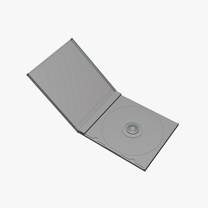 Basic CD Case - Geometry Only No Textures No Materials 3D