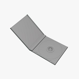 Basic CD Case - Geometry Only No Textures No Materials