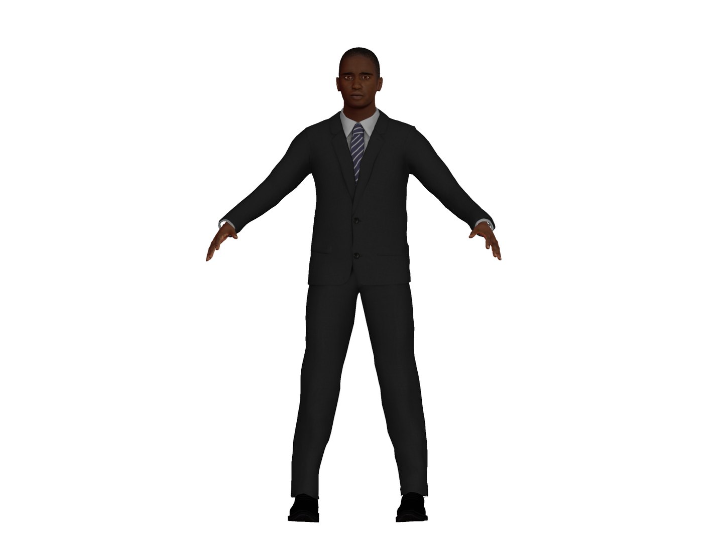 3D Adult African American Black Male - TurboSquid 1528058